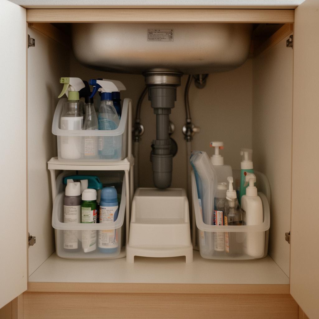 Optimized under-sink storage